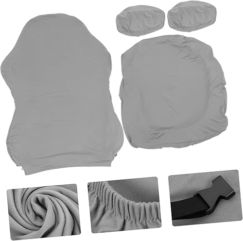 Miniatura 7 de 1 juego de fundas elásticas para silla de juegos, lavables, protección completa para sillas de juegos, fundas elásticas para sillas de escritorio,