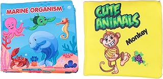 SECFOU 2 Pçs Brinquedo De Educação Precoce Livro De Pano Kidcraft Playset Brinquedo Para Crianças Brinquedos Animais Brinquedos Da Criança Crianças Playset Brinquedos Para Crianças