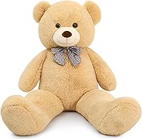 MaoGoLan 4 Foot Giant Teddy Bear 47" Tan - Ultra Soft Cuddly Plush Stuffed Animal for Baby Shower, Birthday, Valentine's Gifts