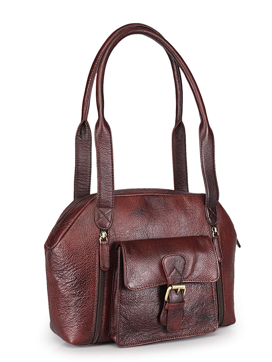 GENWAYNE Women’s Leather Handbag, Brown, Llsb142 (B081NWDR3Q) Amazon Price History, Amazon Price Tracker