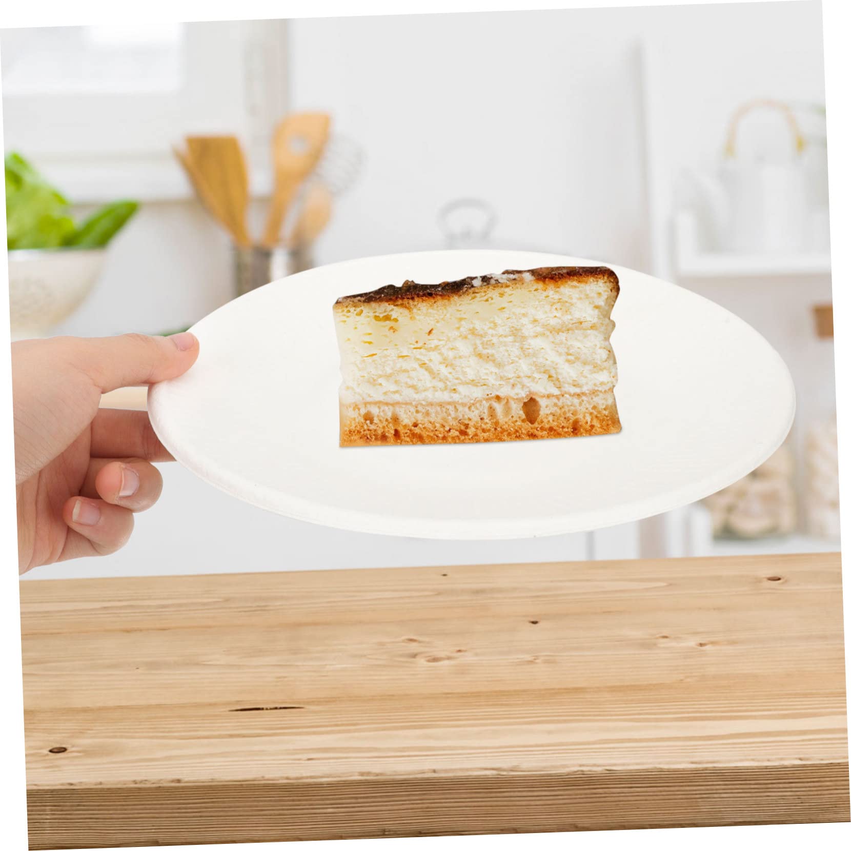 Piatti di Carta Usa e Getta, Confezione da 50 Pezzi, Resistenti, Adatti a Microonde e Freezer, per Feste e Matrimonio