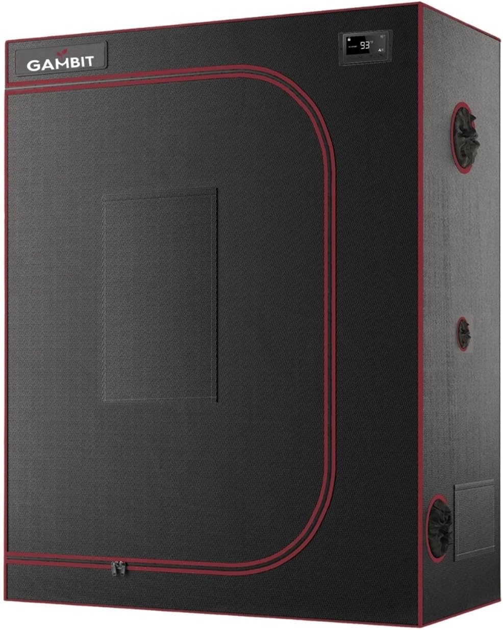 Bud Bunker 3x3 Grow Tent, Thickest 25mm/1-Inch Poles, Heavy-Duty 2000D Diamond Mylar Canvas, 36"x36"x80" (3x3)