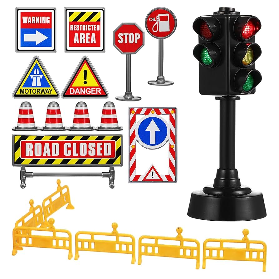 Amazon.com: TOYANDONA 1 Set Traffic Light Toy, Traffic