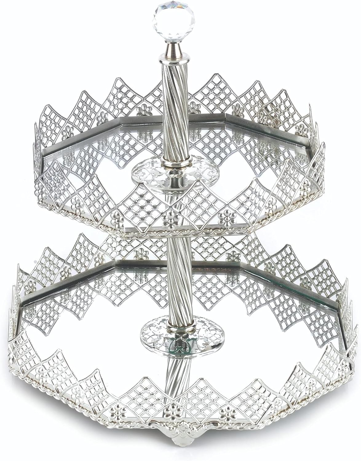 LaModaHome Golden Tea Coffee Serving Tray Set VIP Special Serving Turkish, Arabic