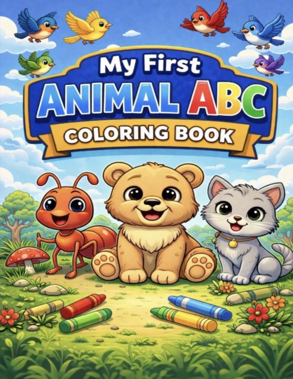 My First Animal Alphabet Coloring Book