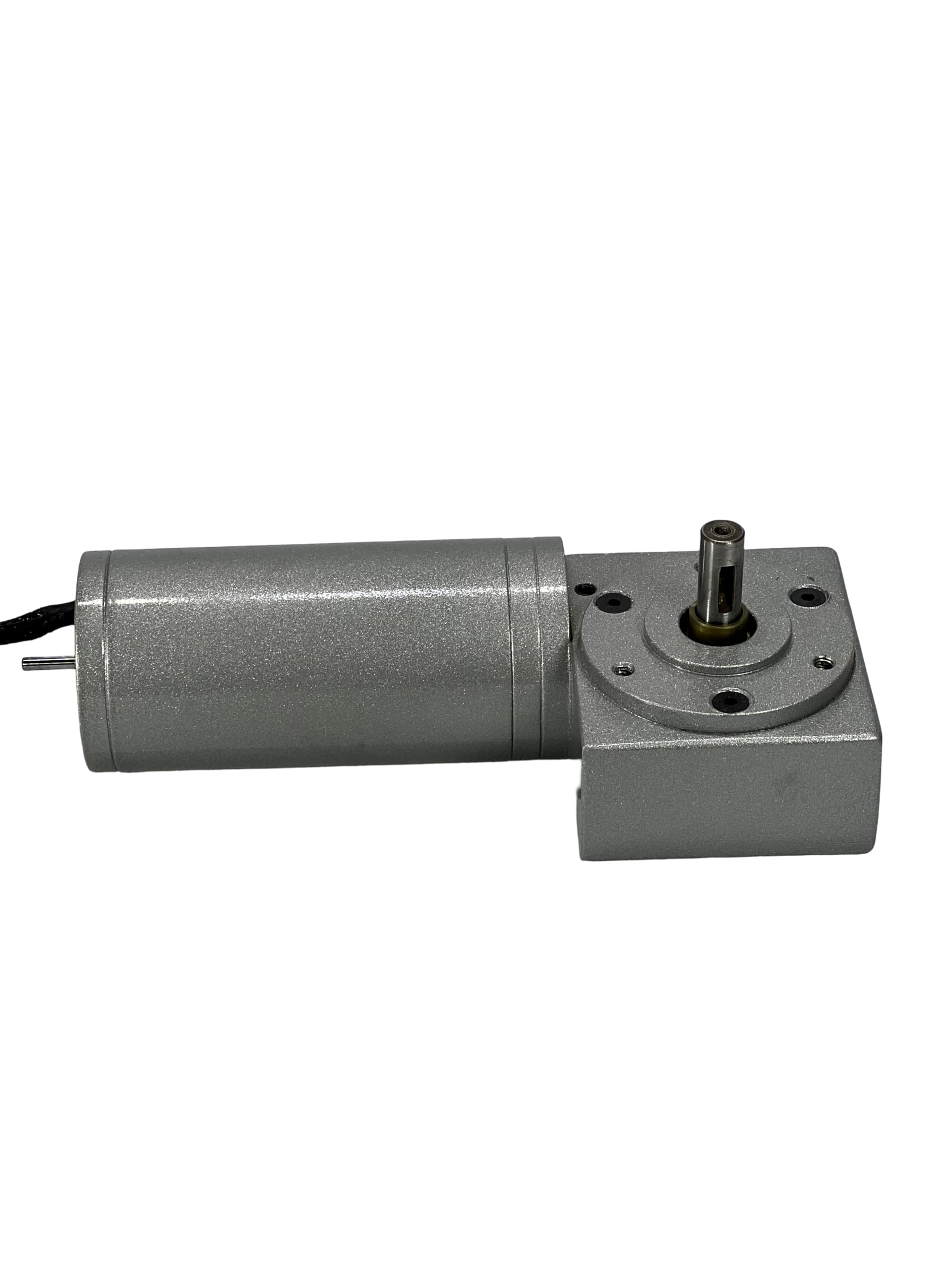 Attron Motors 24V DC Worm Gear Motor – 130 RPM, 65 Kg·cm Torque | High Torque DC Motor for Robotics & Industrial Use 4