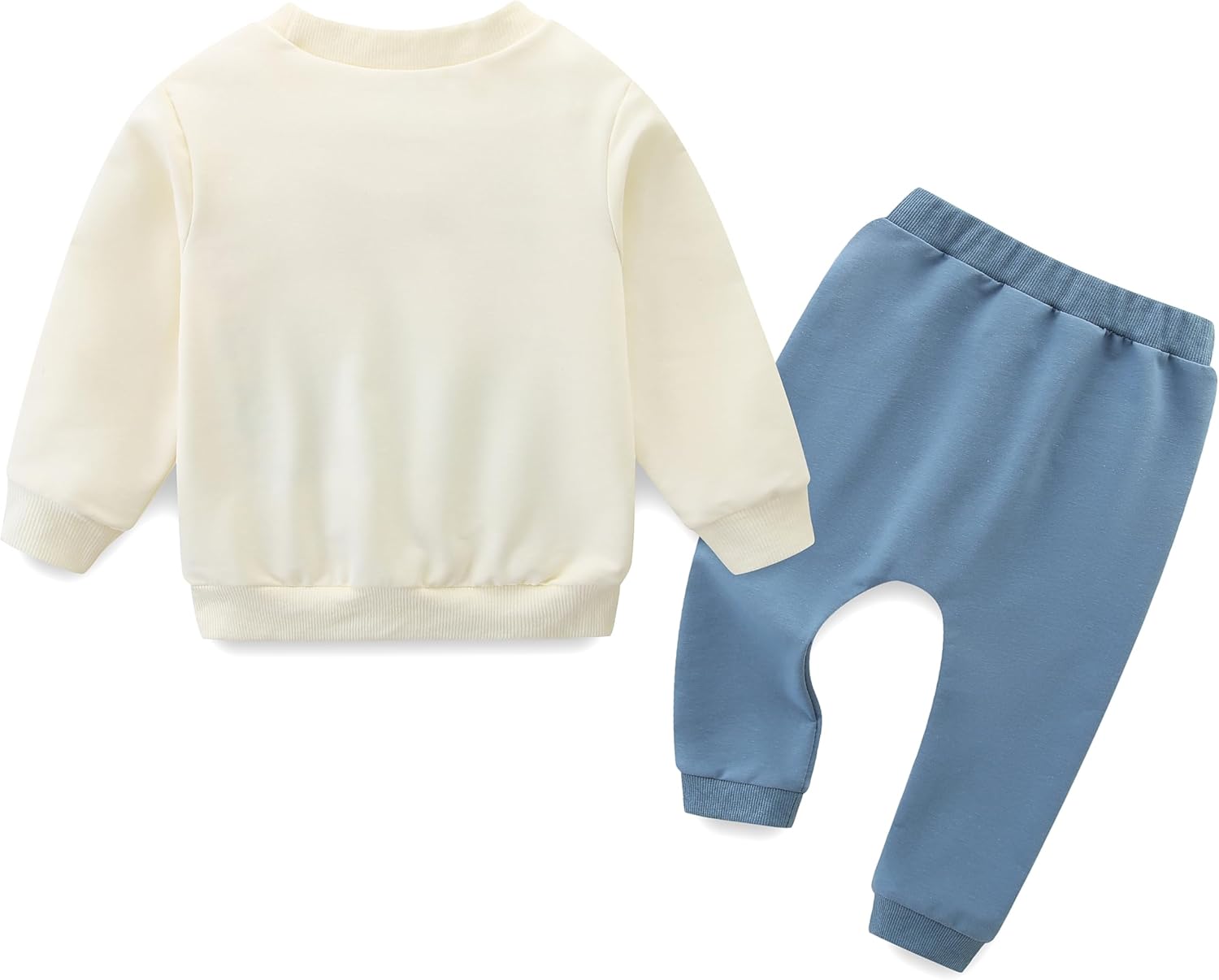 Baby Boy Clothes Fall Winter Long Sleeve Sweatshirt with Pants Set Toddler Cute Letter Print Outfits - Image 2