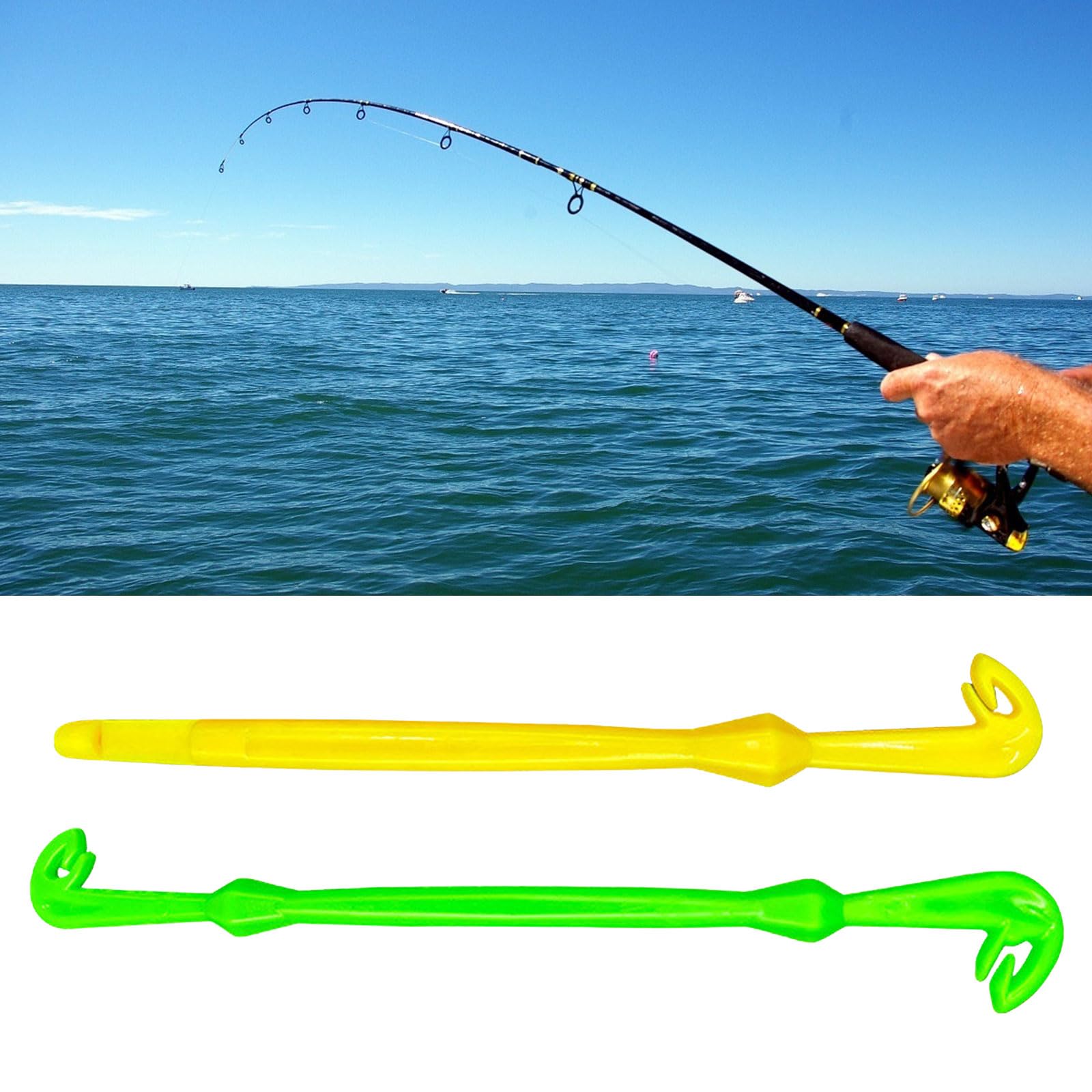 DLOULP 4 Pcs Loop Tyer Disgorger Tool Fishing Unhooking Disgorger Tie Fast Manual Knot Tying Tool for Fly Fishing