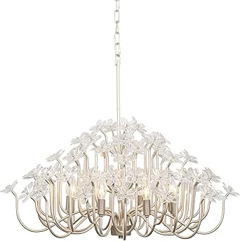 Varaluz Wildflower 8-Lt Chandelier - Gold Dust/Artifact