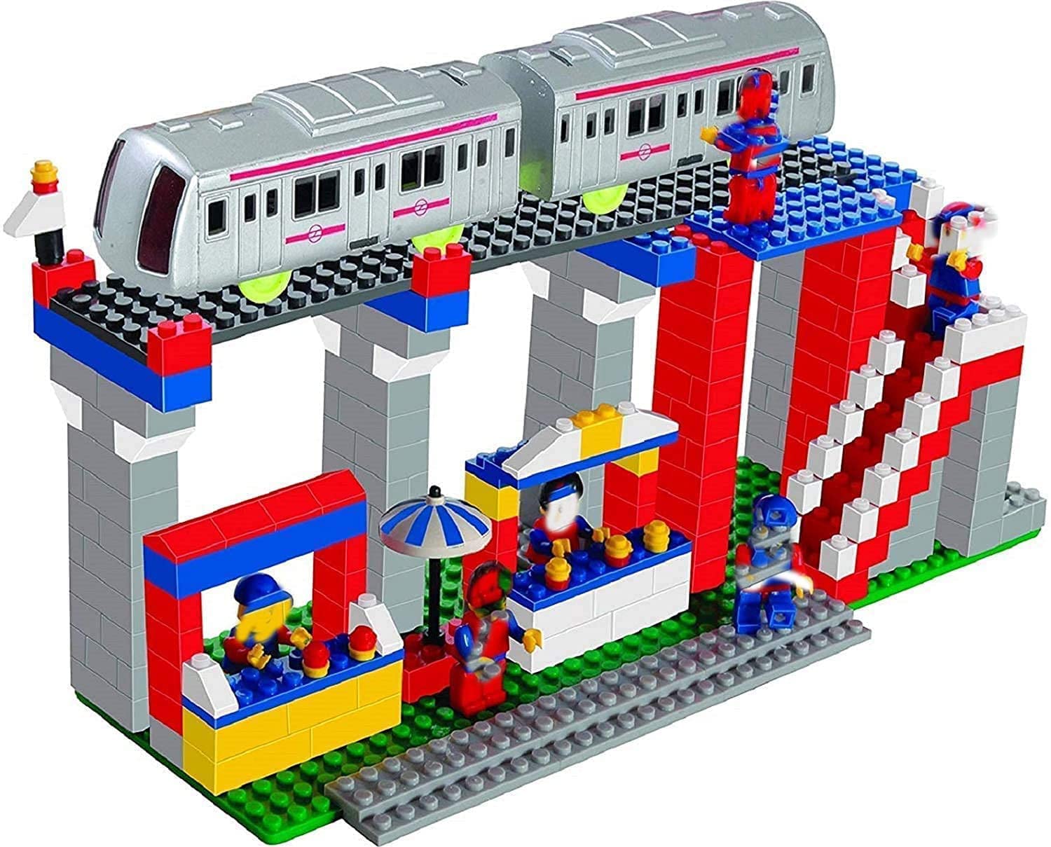 LAEMENOZ Metro Station Building Blocks For Kids Ages 4+ Years (Metro Station Build Block), Multicolor (B0CBJZXXWN) Amazon Price History, Amazon Price Tracker