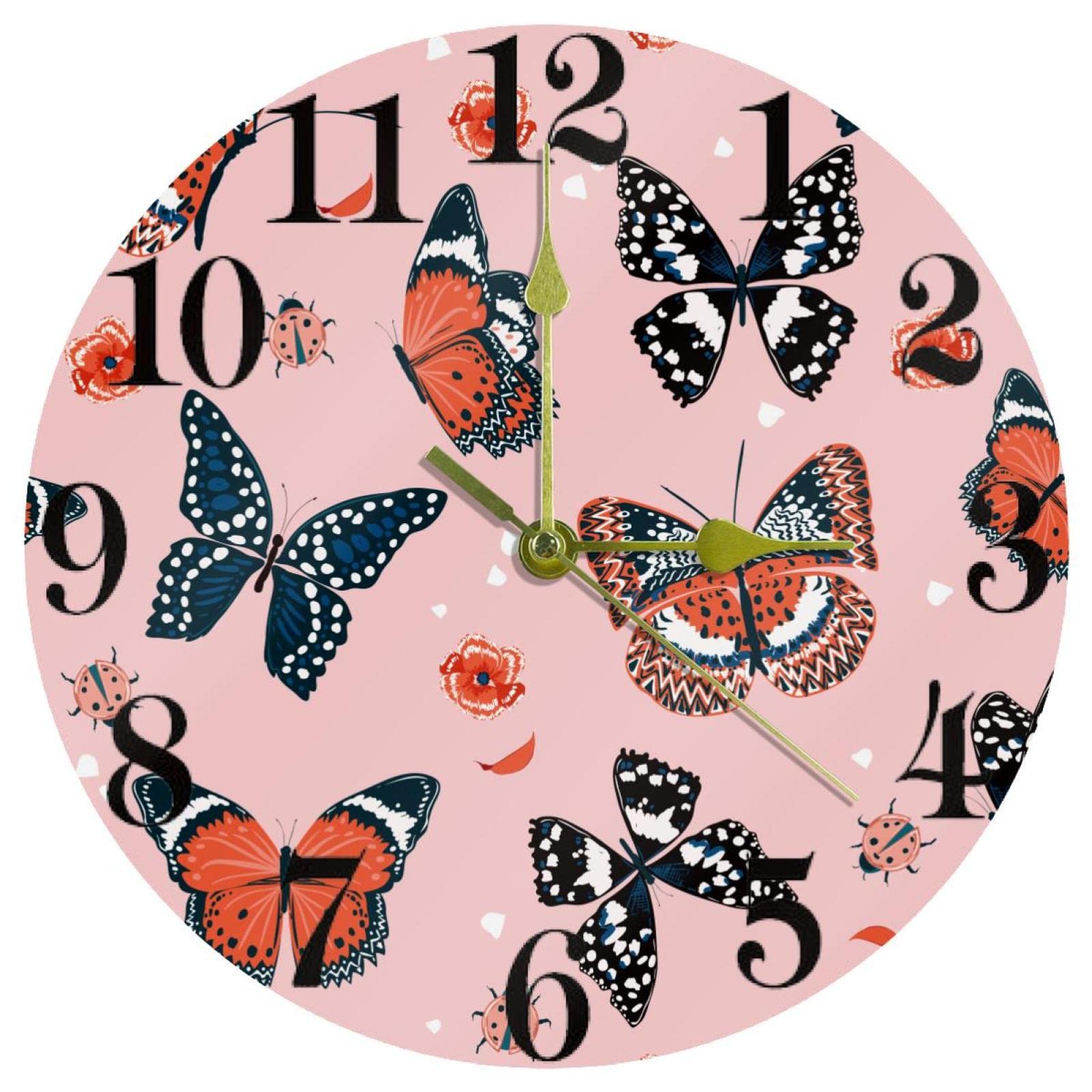 Horloge murale ronde motif chien mignon pour réchauffer l'ambiance du salon