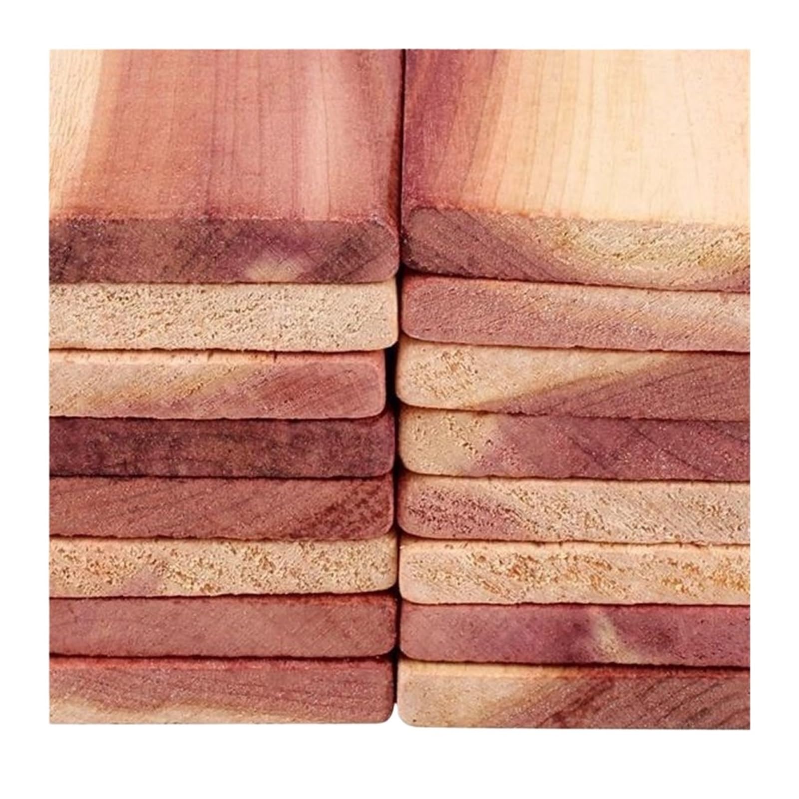 Bloques aromáticos de cedro rojo para eliminar olores en armario y almacenamiento