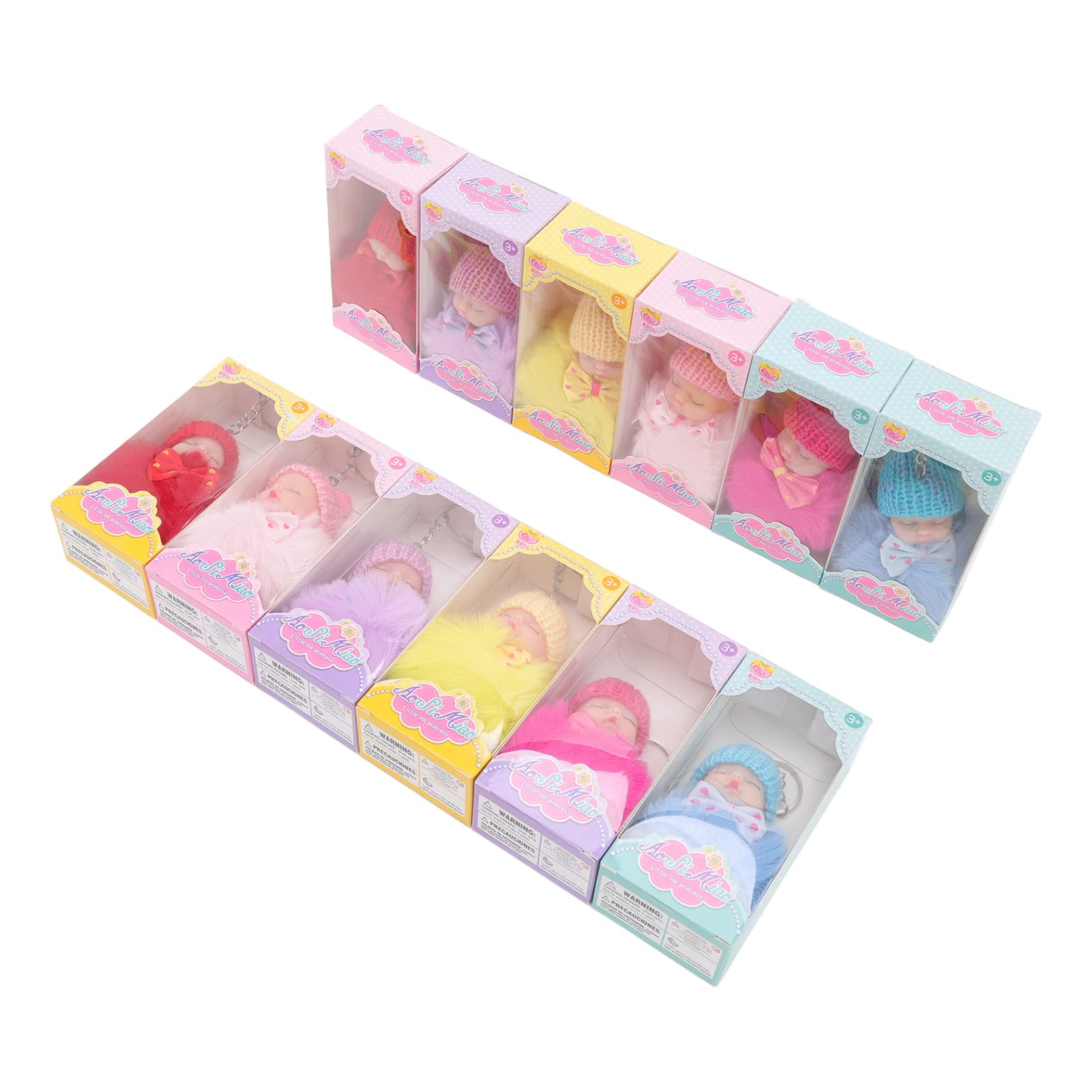 Porte-clés poupée boule moelleuse pour retrouver ses clés - 8