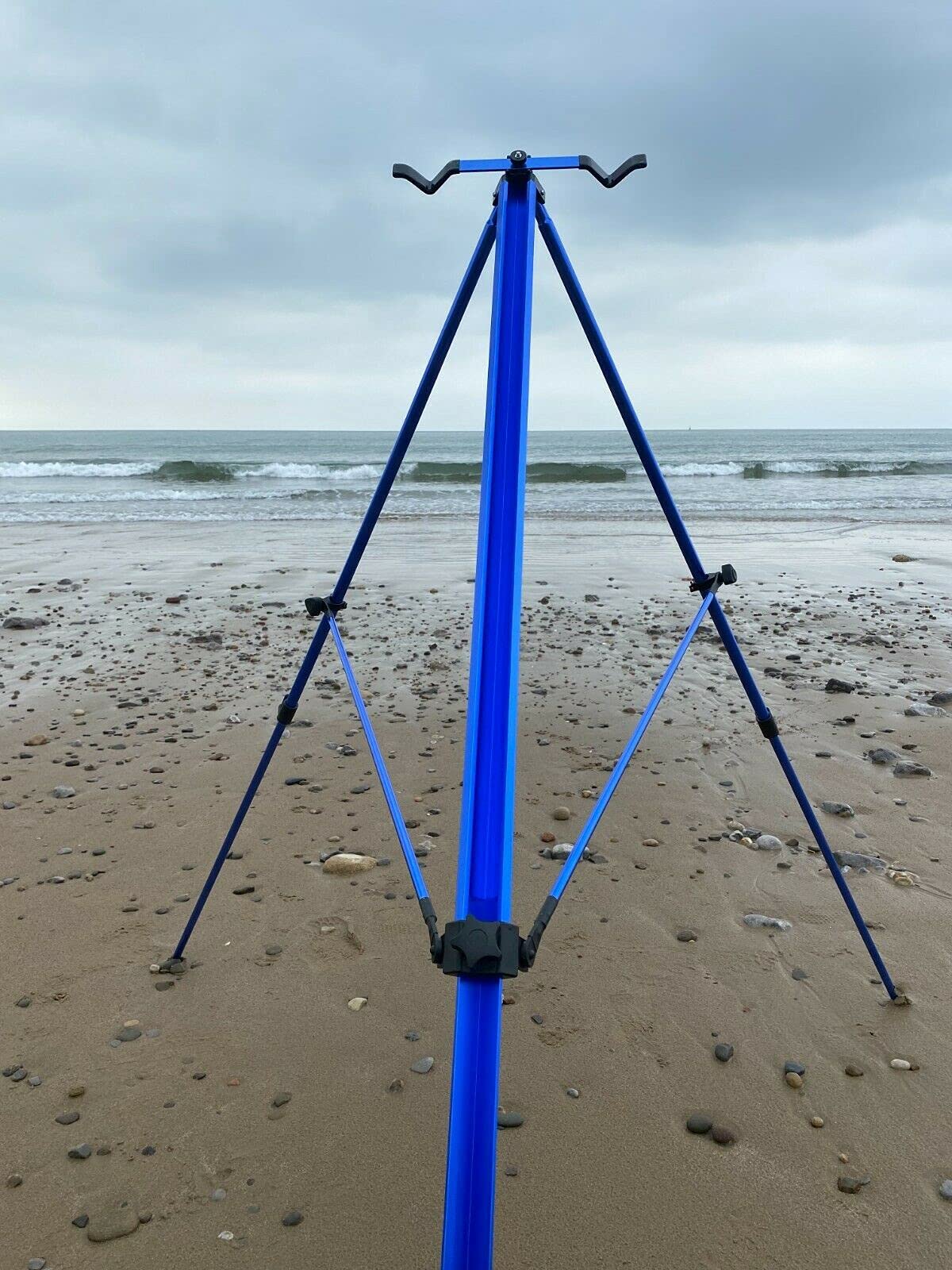 Lidsters Fishing Blue Lidsters 7Ft Tripod Sea Fishing 2 Rod Match Telescopic Beach Sea Fishing