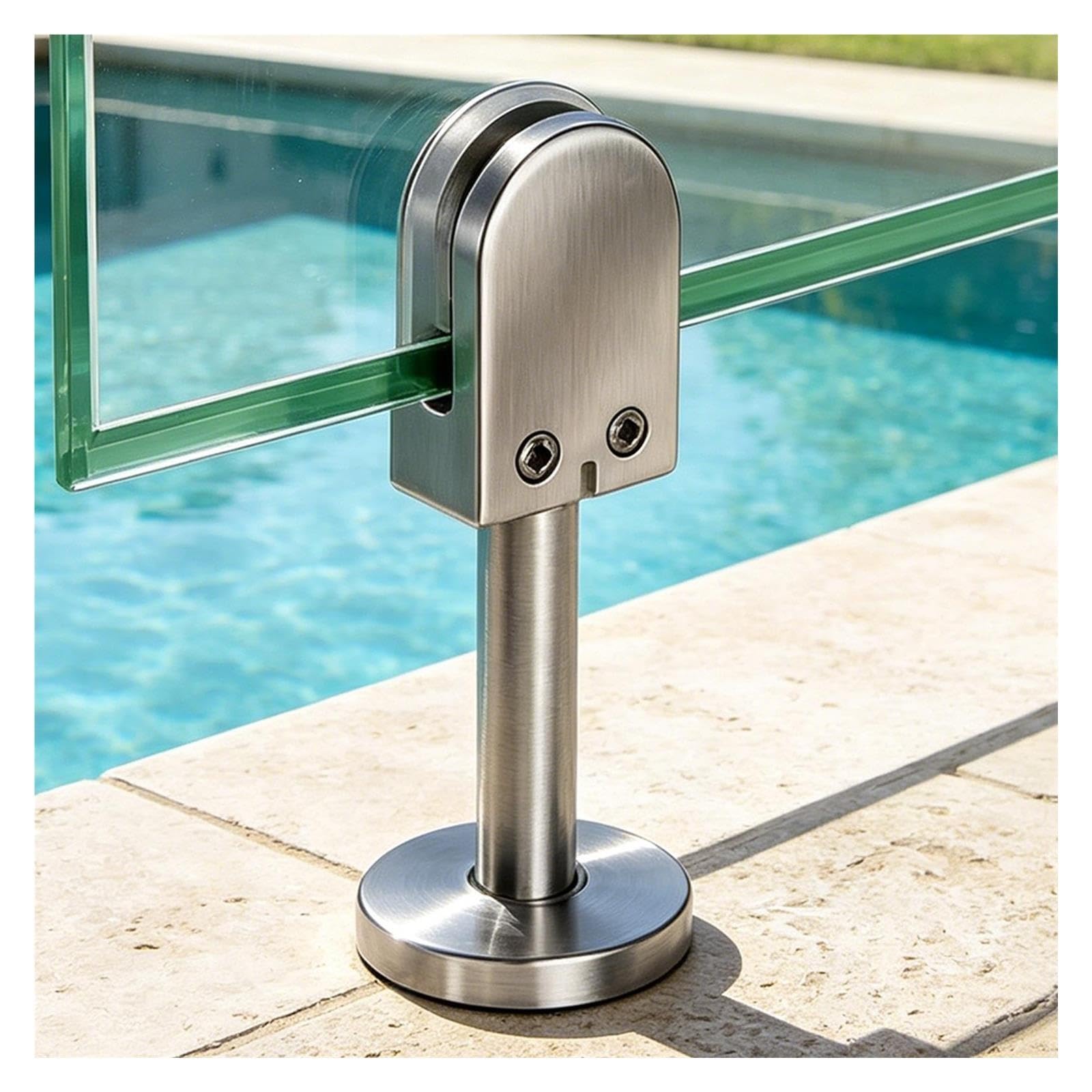 JYHHCYS Soporte para Cristal De Alta Capacidad De Carga con Tornillos