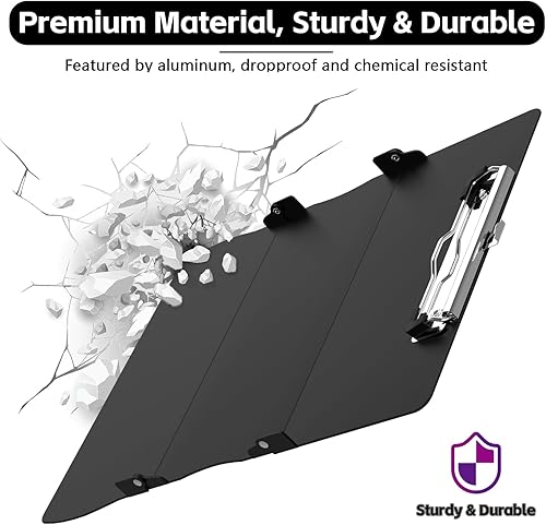 Miniatura 5 de Portapapeles plegable de enfermería Portapapeles plegables médicos con edición de enfermería, hojas de trucos, tamaño de bolsillo, portapapeles