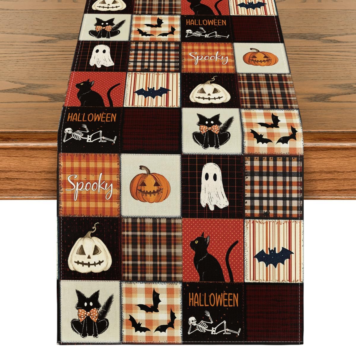 Artoid Mode 210 GSM Halloween Table Runner Home Party Decor 13x72 Inch