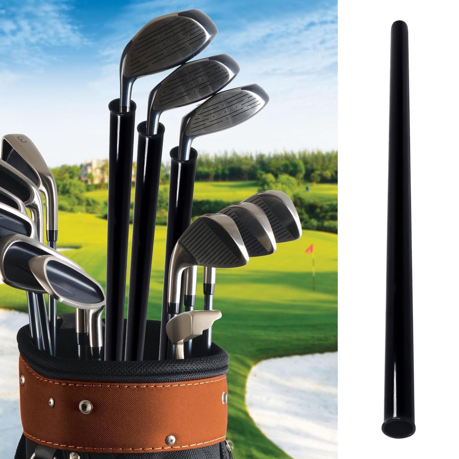 Generisch Mangueras de golf – Mangueras para bolsas de golf, raquetas, separadores, divisores, material de PVC, insertos de balle, accesorios para carro, palos de golf, golfistas de hombre