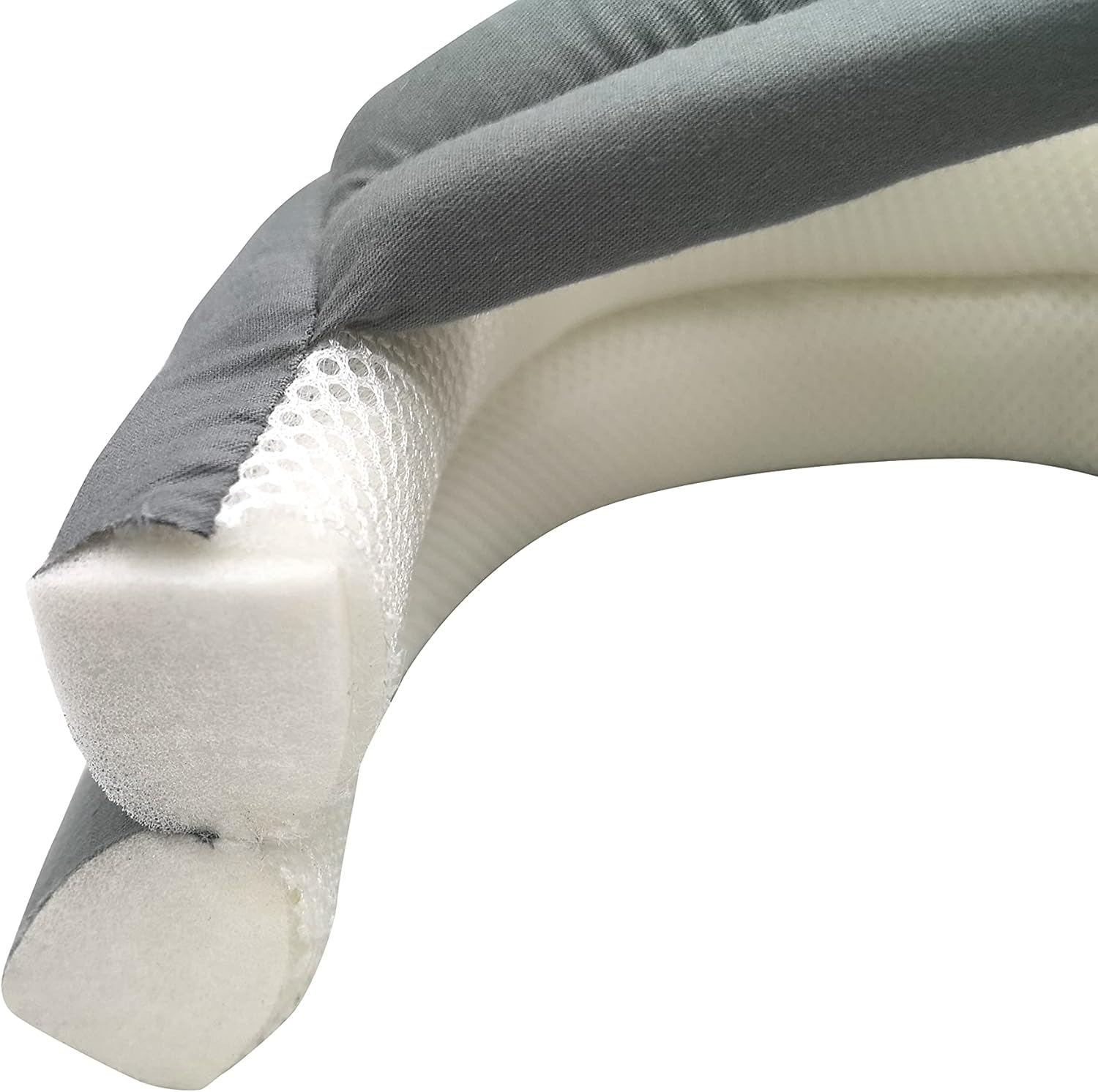 Breathable Elderly Protective Hat,Elderly Helmet for Falls,Seniors Assistance Safety Products,Epilepsy Head Fall Protection,Adjustable Protective Cap,for Youth and Adult Sizing (Gray) - - 