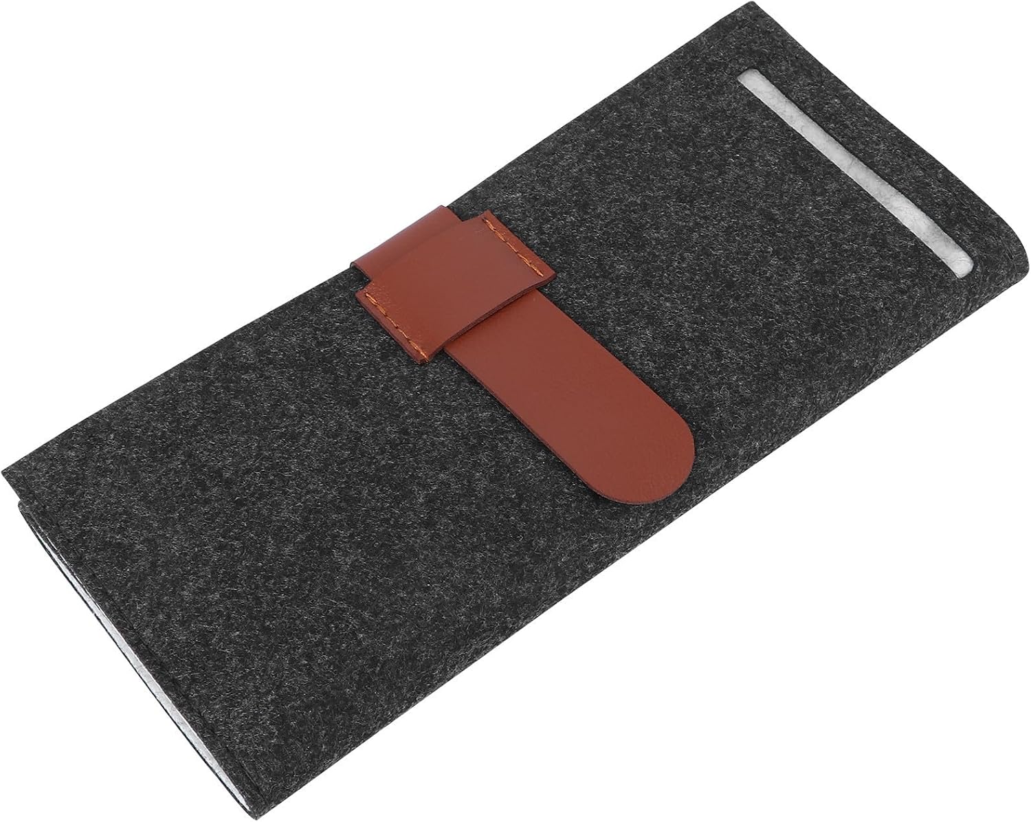 YARNOW Portable Felt Jewelry Storage Roll for Earrings and Bracelets