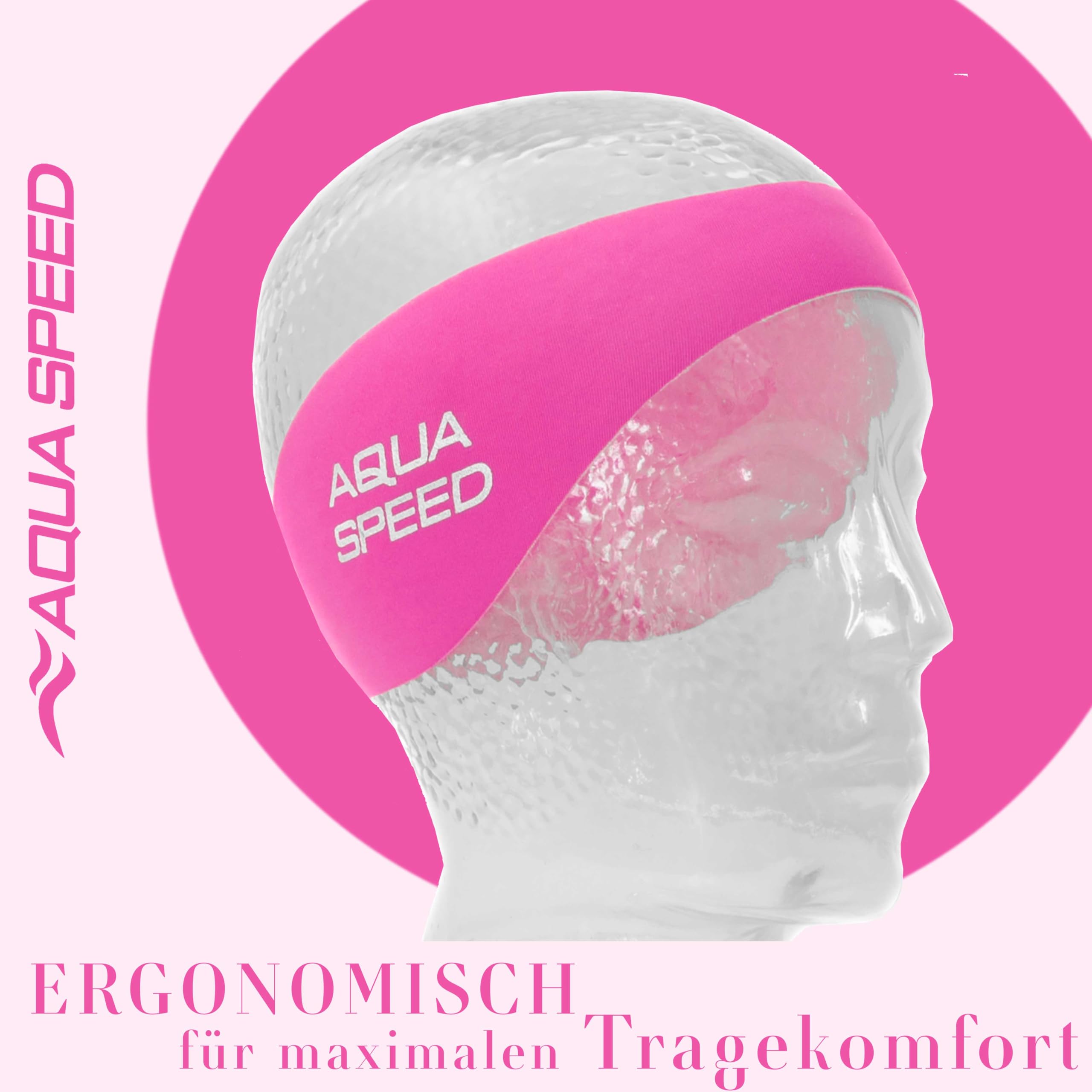 Aqua Speed EARBAND Banda para la Cabeza Neopreno Natación Niños Adultos