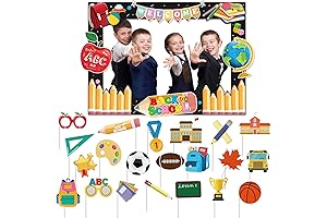 Yousoontic Back to School Photo Booth Props: Capture School Moments!