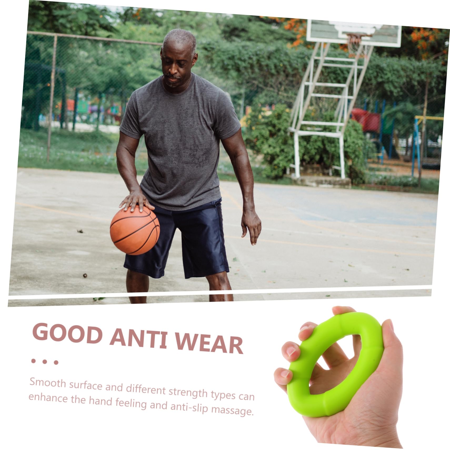 4pezzi Anelli Per Allenamento Grip Strumento Di Fitness Per Rafforzare Dita e Avambracci Portatile e Leggero Per Allenamento Muscolare e Rilascio Dello Stress