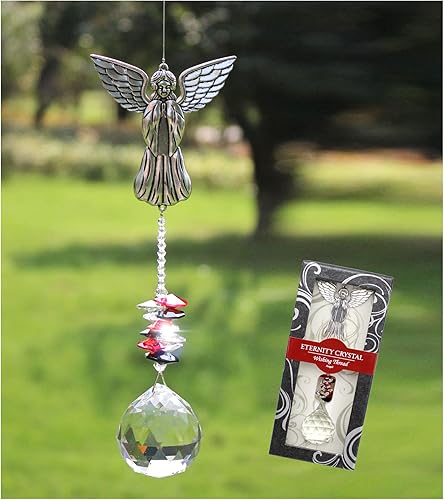 Miniatura 7 de Colgante de cristal para colgar en el jardín, diseño de prismas de cristal, ideal para decoración del hogar, regalo para mamá, amigos, abuela. Árbol