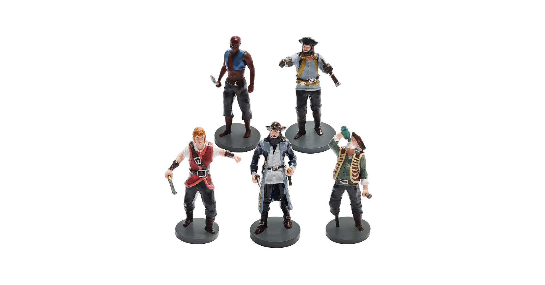 Amazon.co.jp: Bbiamsleep 4インチ 海賊アクションフィギュア 武器付き