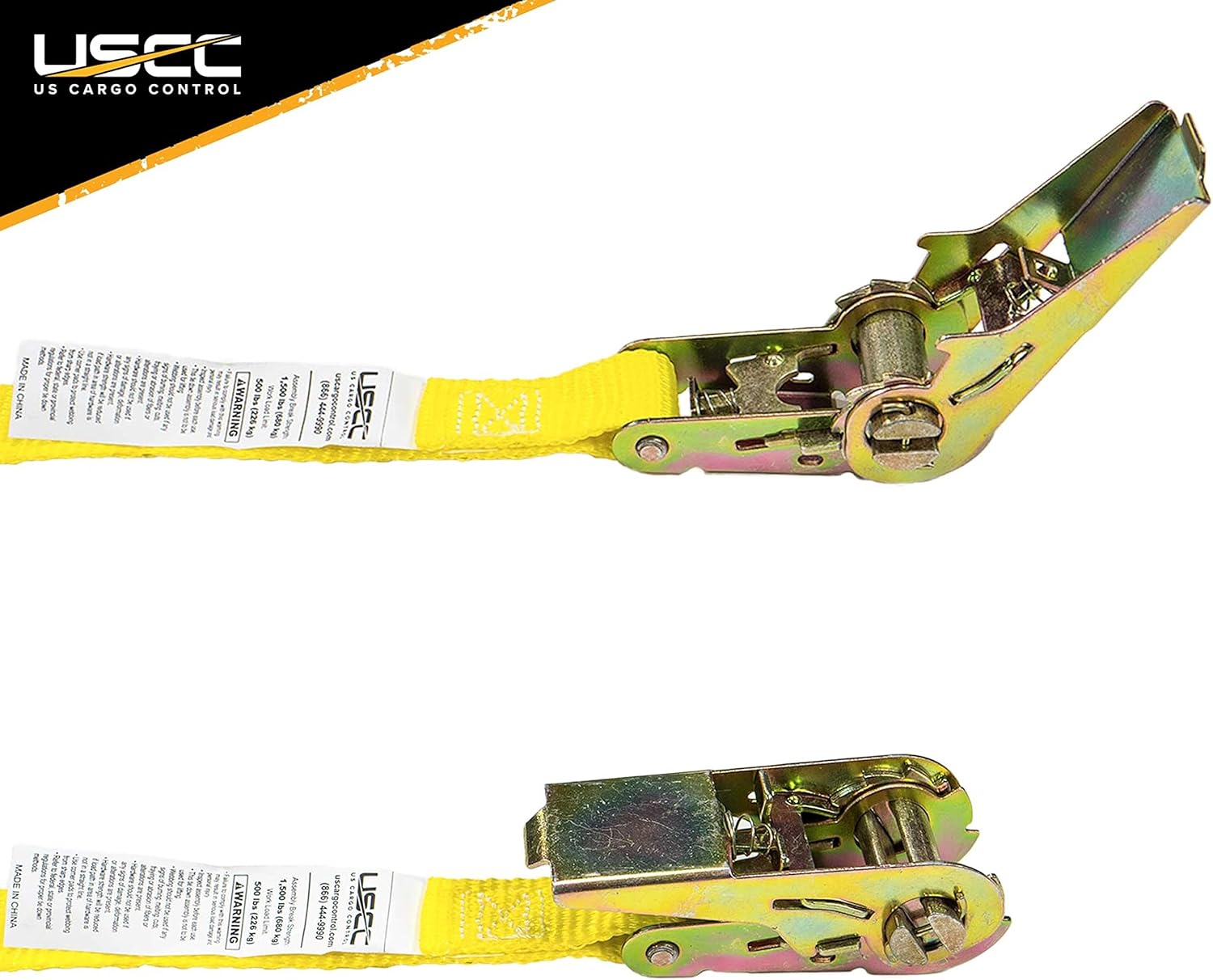 Endless Ratchet Straps 1"x20 Ft Case of 40 – Yellow view 6
