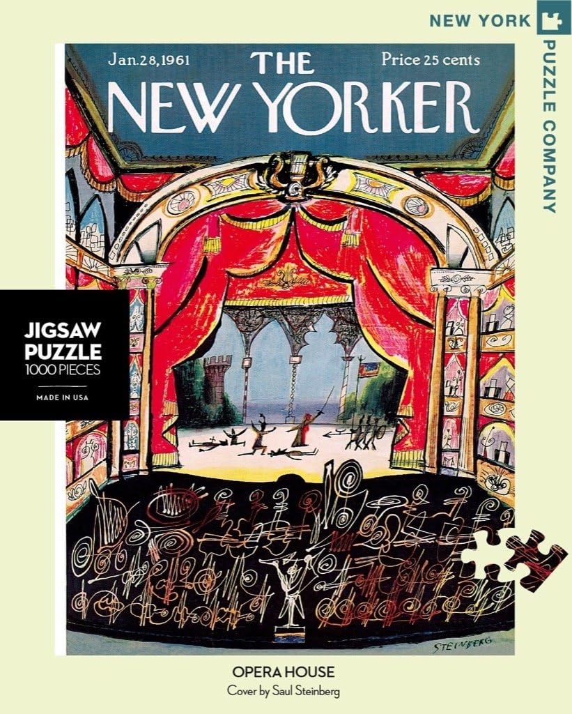 New York Puzzle Company – New Yorker Opera House – 1000 Piece Jigsaw ...
