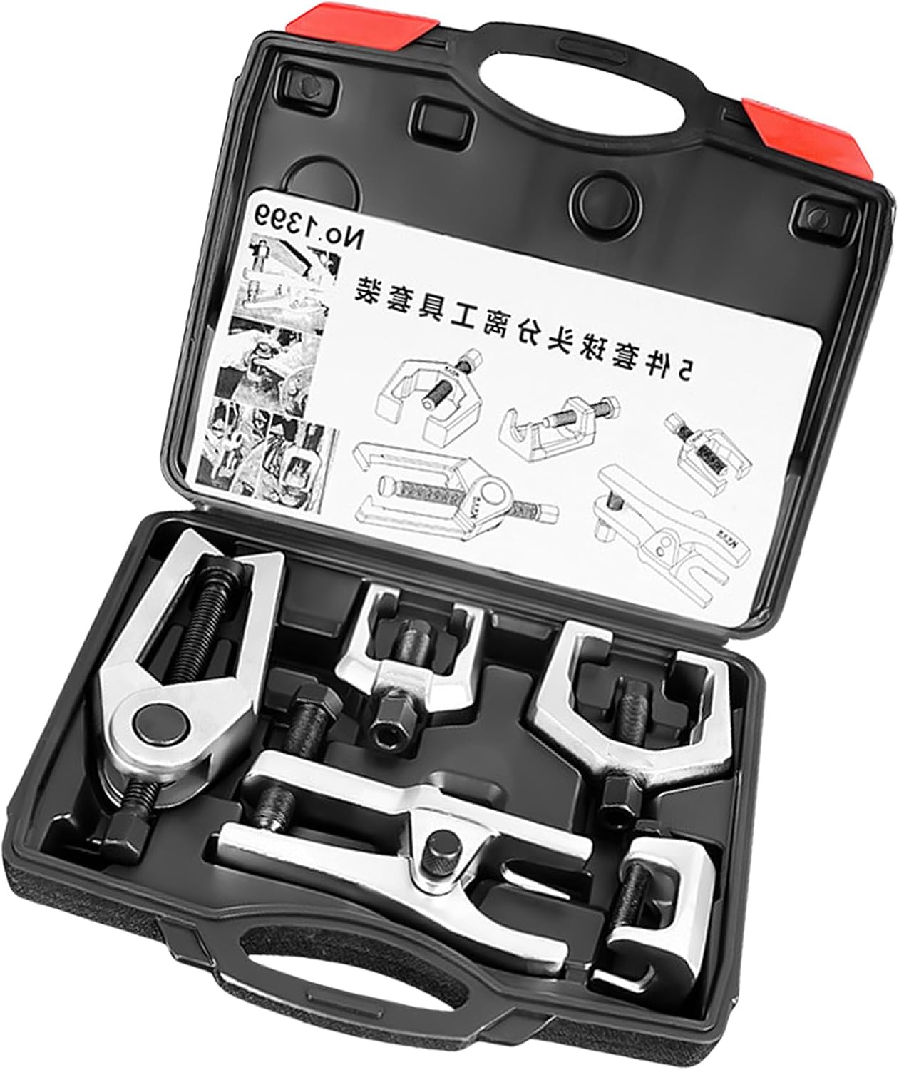 Multifunctional Ball Joint Separators Tool for Automotive Suspension and Tie Rod Removal with Integrated Puller