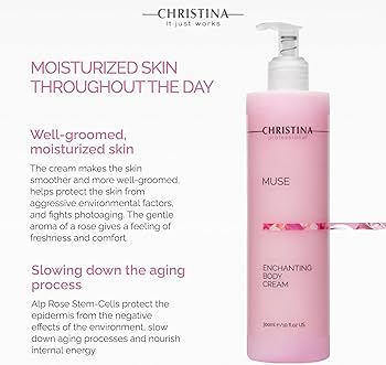 Amazon | christina muse enchanting body cream 250 ml 8 5 fl oz