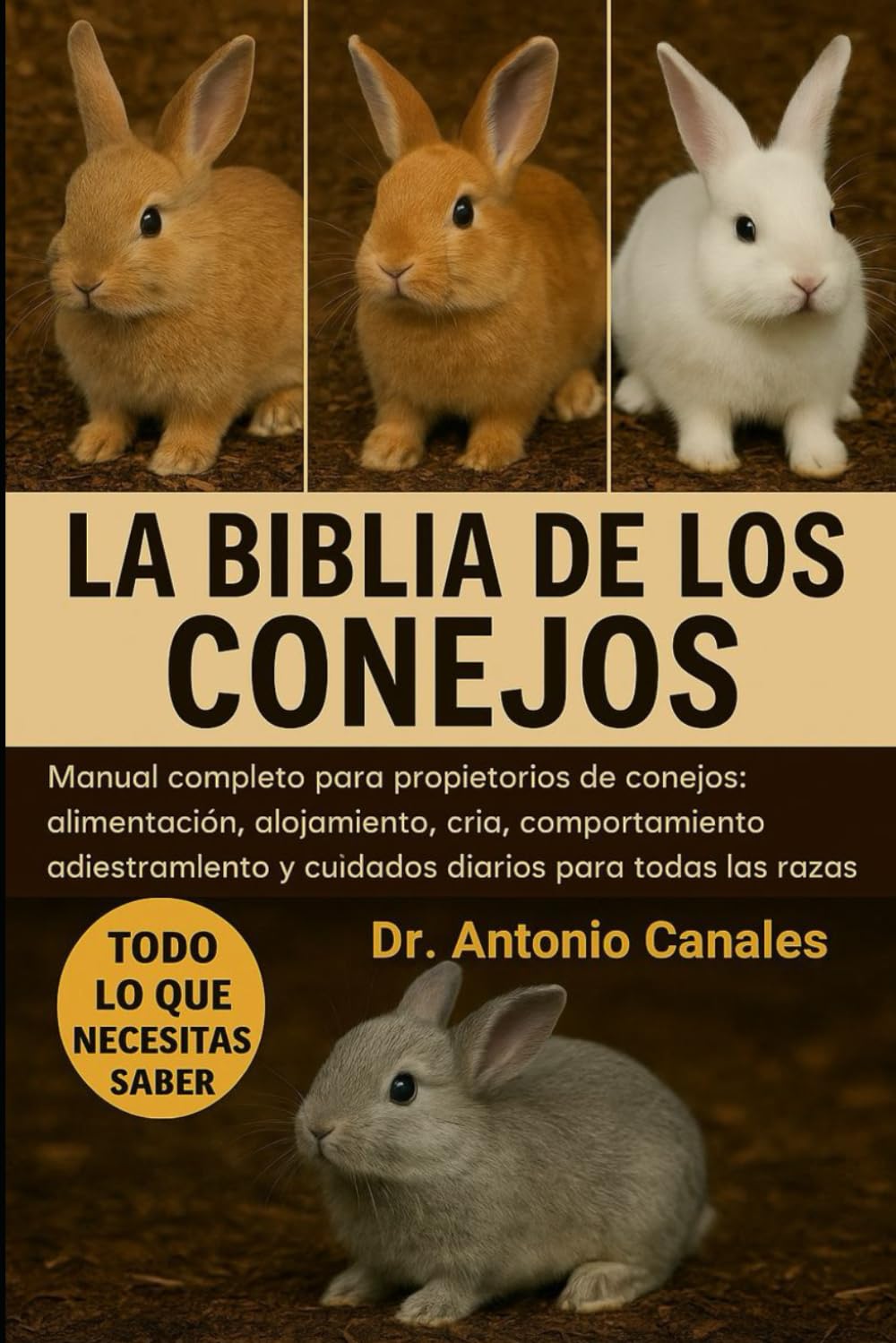 LA BIBLIA DE LOS CONEJOS: Manual completo para propietarios de conejos: alimentación, alojamiento, cría, comportamiento, adiestramiento y cuidados diarios para todas las razas