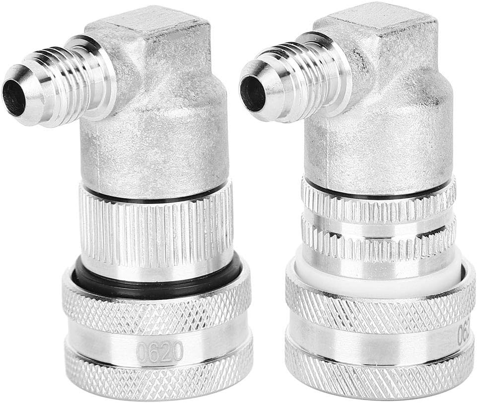 Keg Coupler Adapter 2 Pack | Stainless Steel Ball - Lock Quick Connector for Beer Dispensing Unit/Homebrew Kegerator | MFL 1/4 Inch Thread, Liquid & Gas Compatible