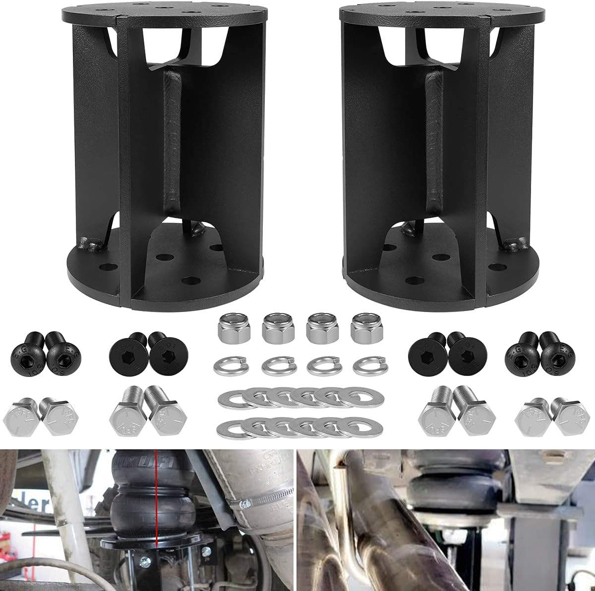 52460 Airbag Lift Spacers Replacement for Lifted Vehicles for Firestone, Air Suspension Kit Replaces for Ride Rite 2375 TR200060AS 6 inch