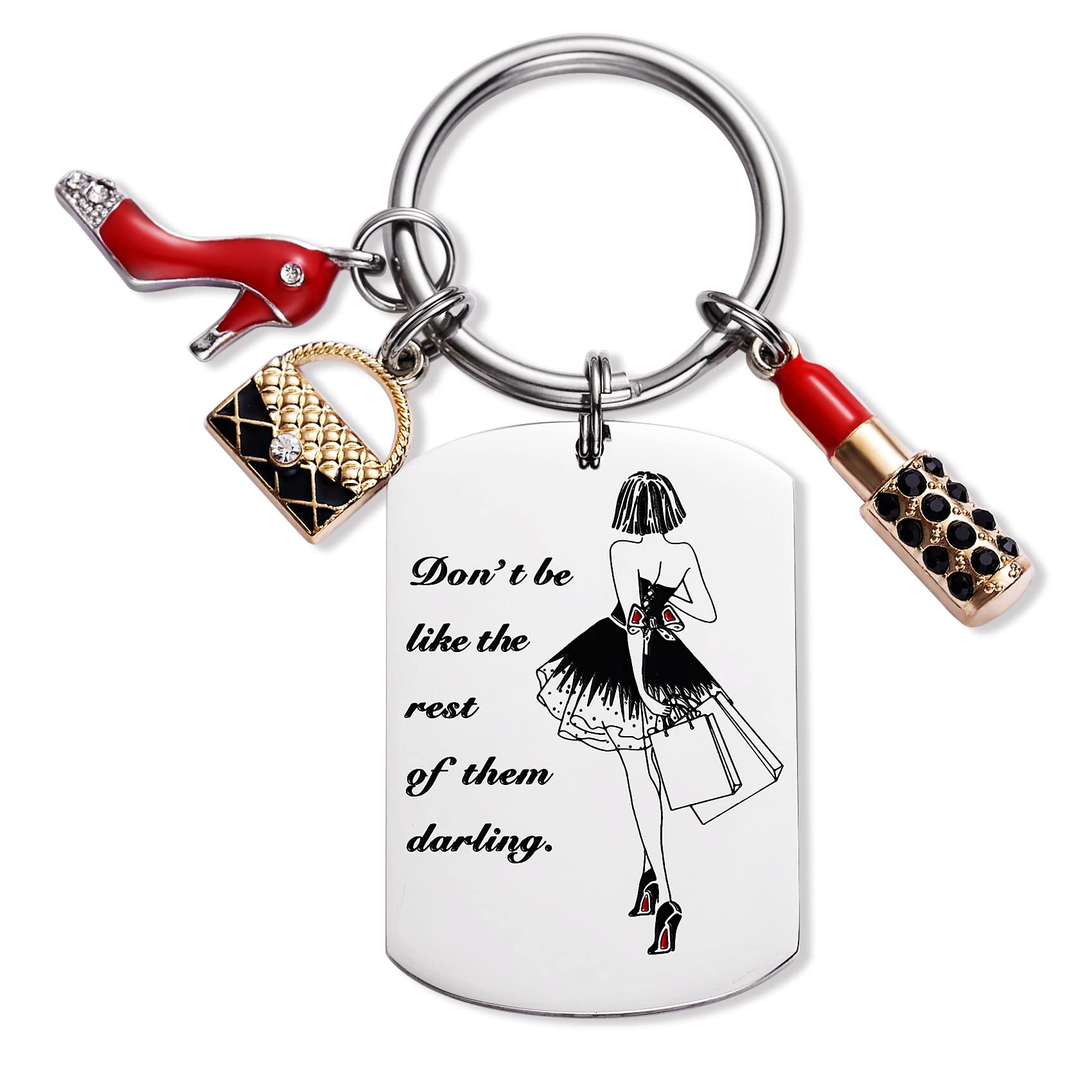 Inspirational Gifts Keychains for Women Female Friends Teens Coworker Feminist Gift for Her Motivational Cute Keychain