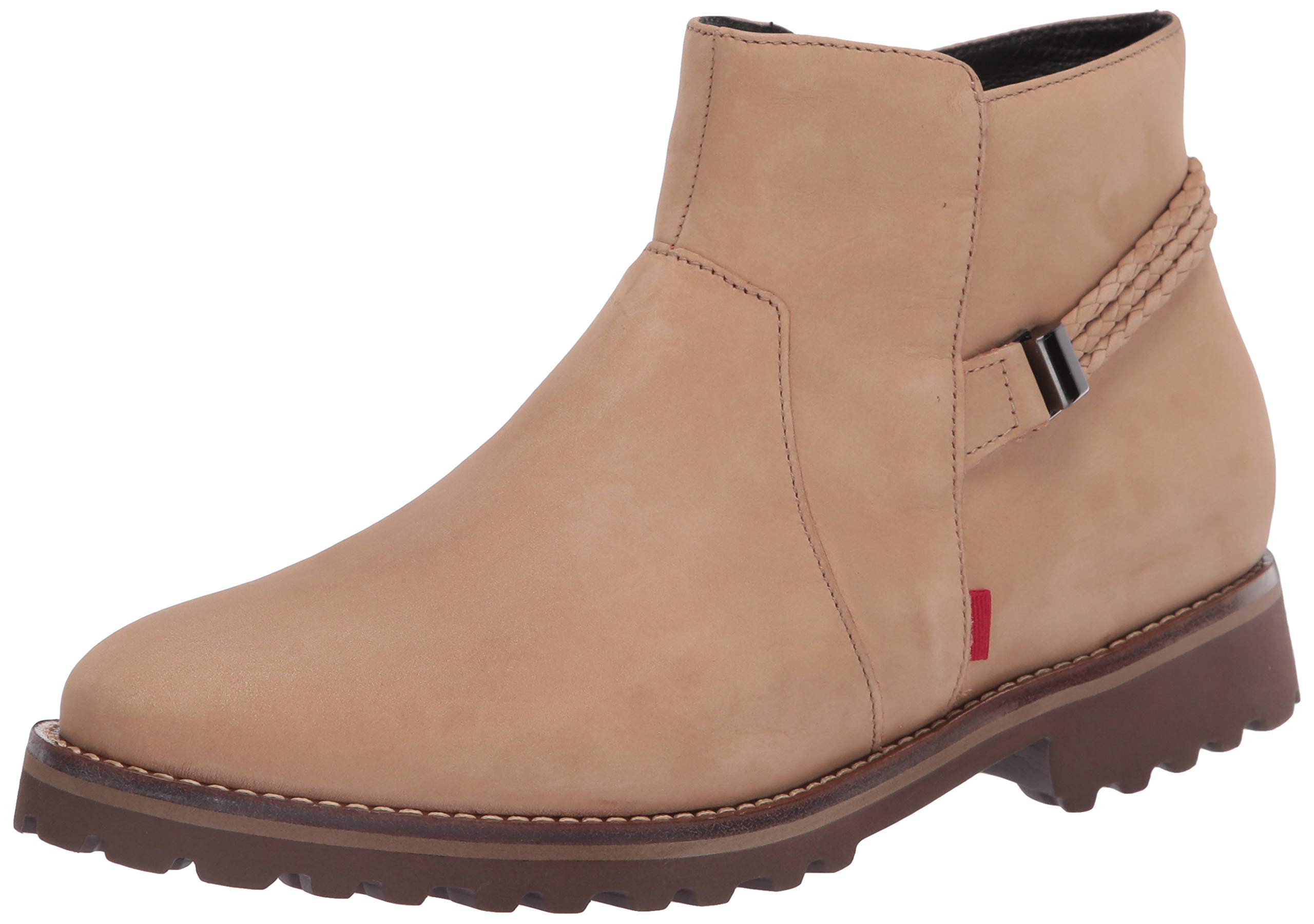 MARC JOSEPH NEW YORKMarc Joseph New York Women's Leather Eva Lightweight Technology Columbus Circle with Braid Detail Ankle Boot