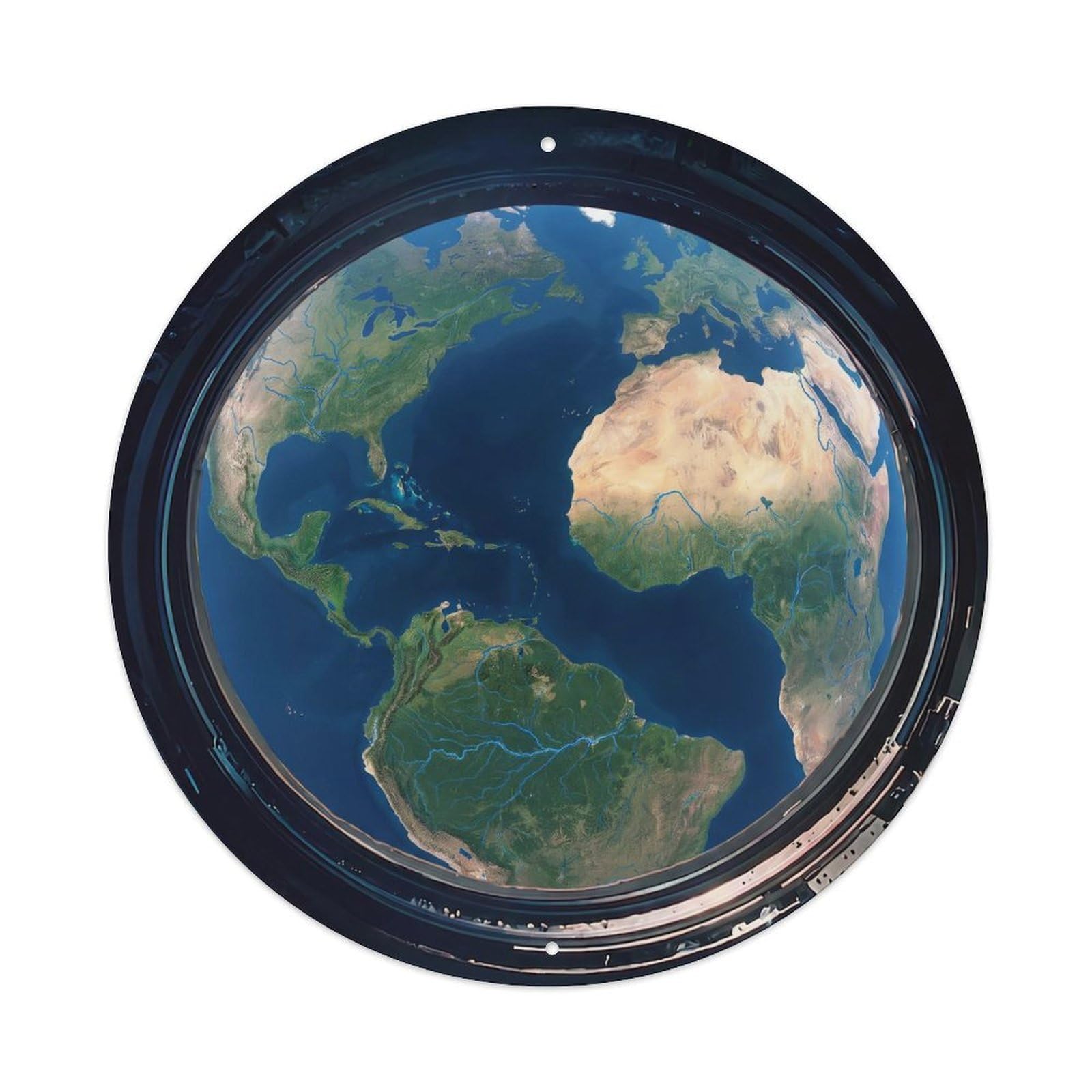 Earth River Systems View Metal Tin Sign
