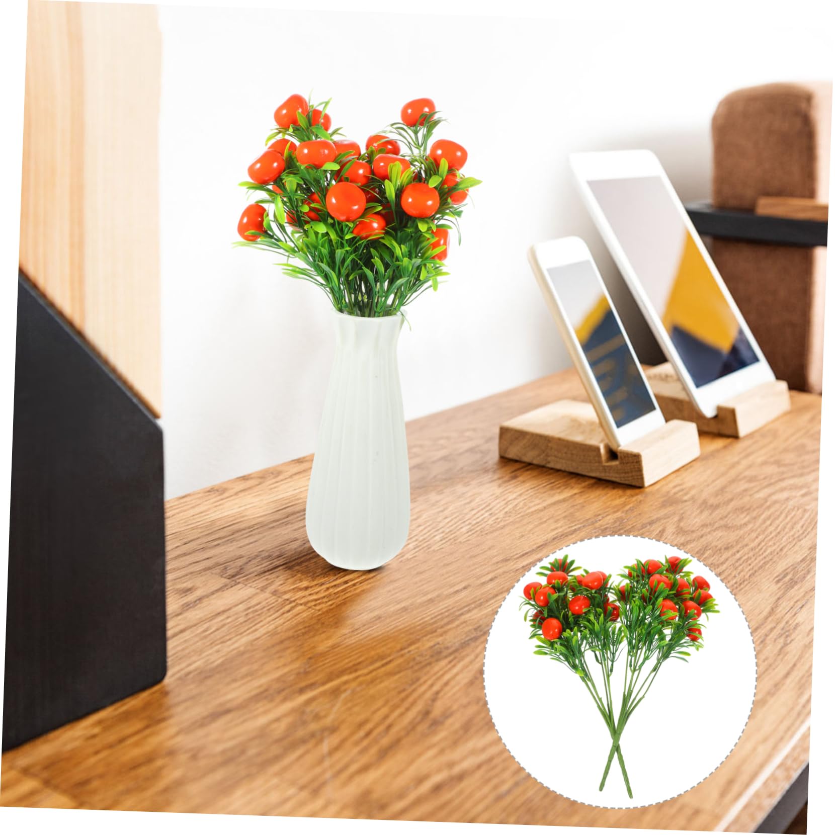 Amazon.co.jp: MARMERDO 2個 束 シミュレーションストロベリーブーケ