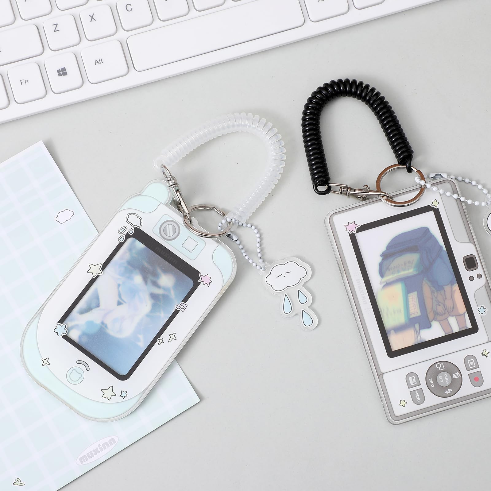 Amazon.com : Mabor 2Pcs Cartoon Photo Card Holder Photocard Holder
