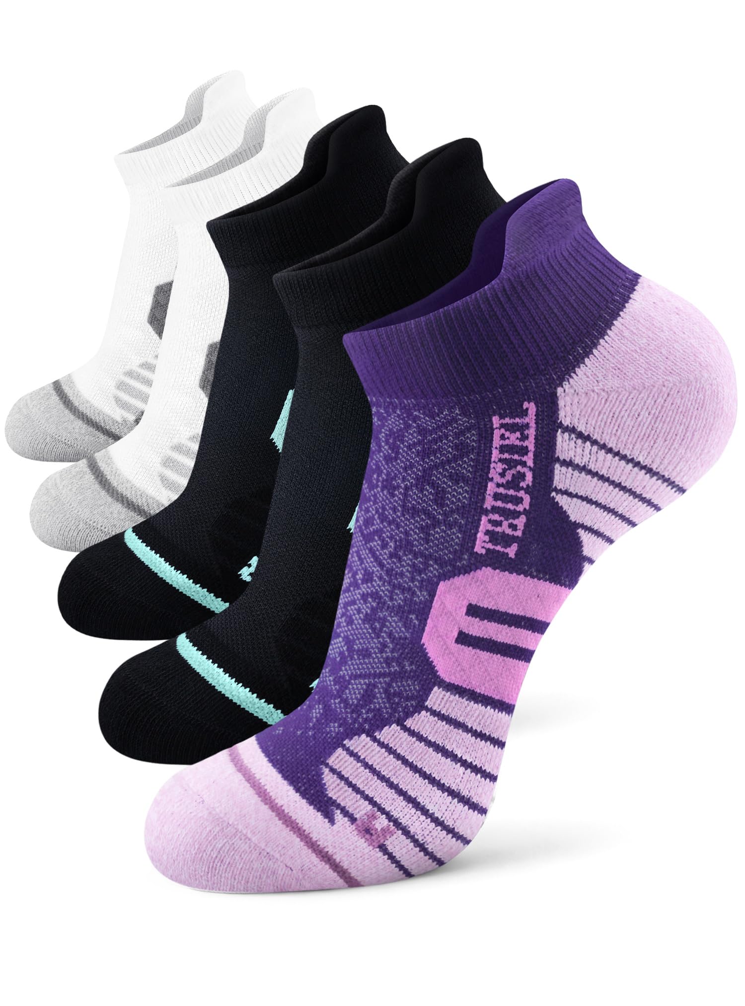 Trusiel Women Ankle Compression Athletic Running Socks