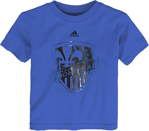 MLS - Camiseta de manga corta con logotipo de pintura de guerra para niños pequeños