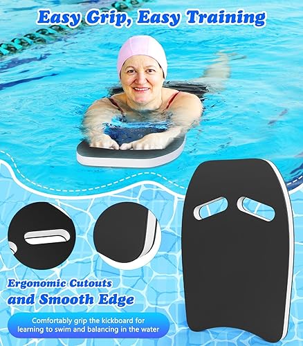 Miniatura 4 de MoKo Tabla de natación de dibujos animados, tabla de ejercicios de piscina, equipo de ejercicio para promover la posición de natación natural