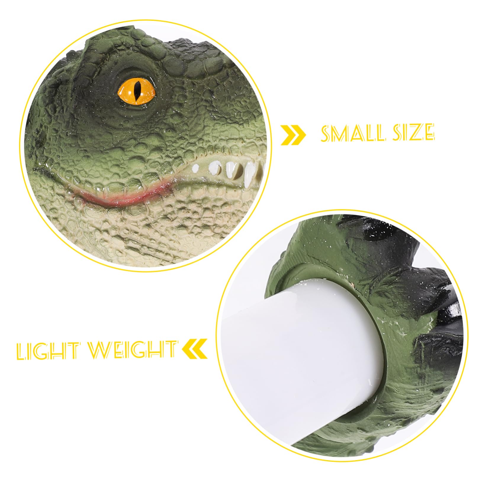 Portarrollos de Papel Higiénico de Dinosaurio Adhesivo de Resina | Diseño Decorativo para Pared de Baño, Accesorio Duradero, Instalación Adhesivo