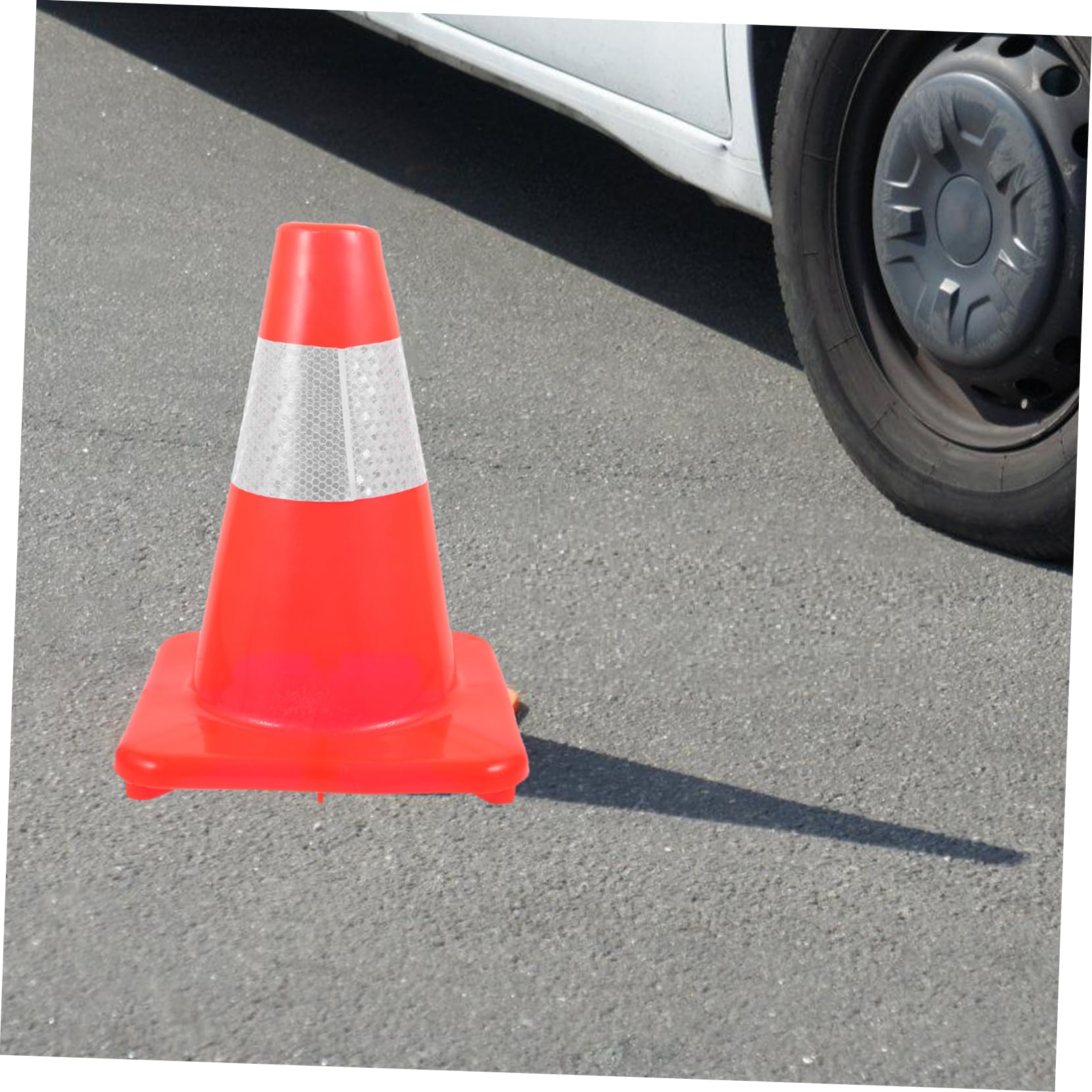 CHILDWEET Reflective Cone Traffic Cones Traffic Safety Cones Sports Field Cones Parking Barrier Road Construction Cone Driveway Cones Traffic Control Cones Construction Cones Road Cones PVC