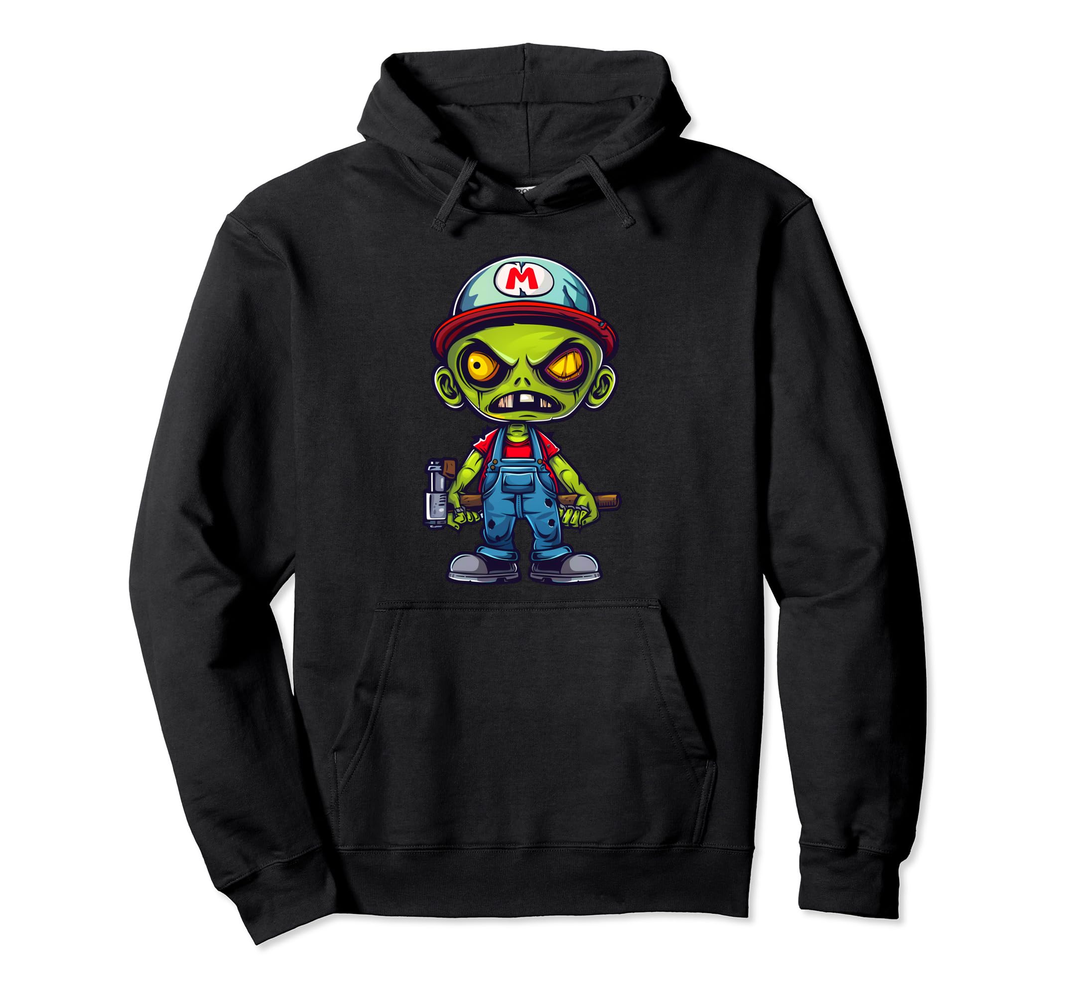 Disfraz de fontanero zombi Sudadera con Capucha