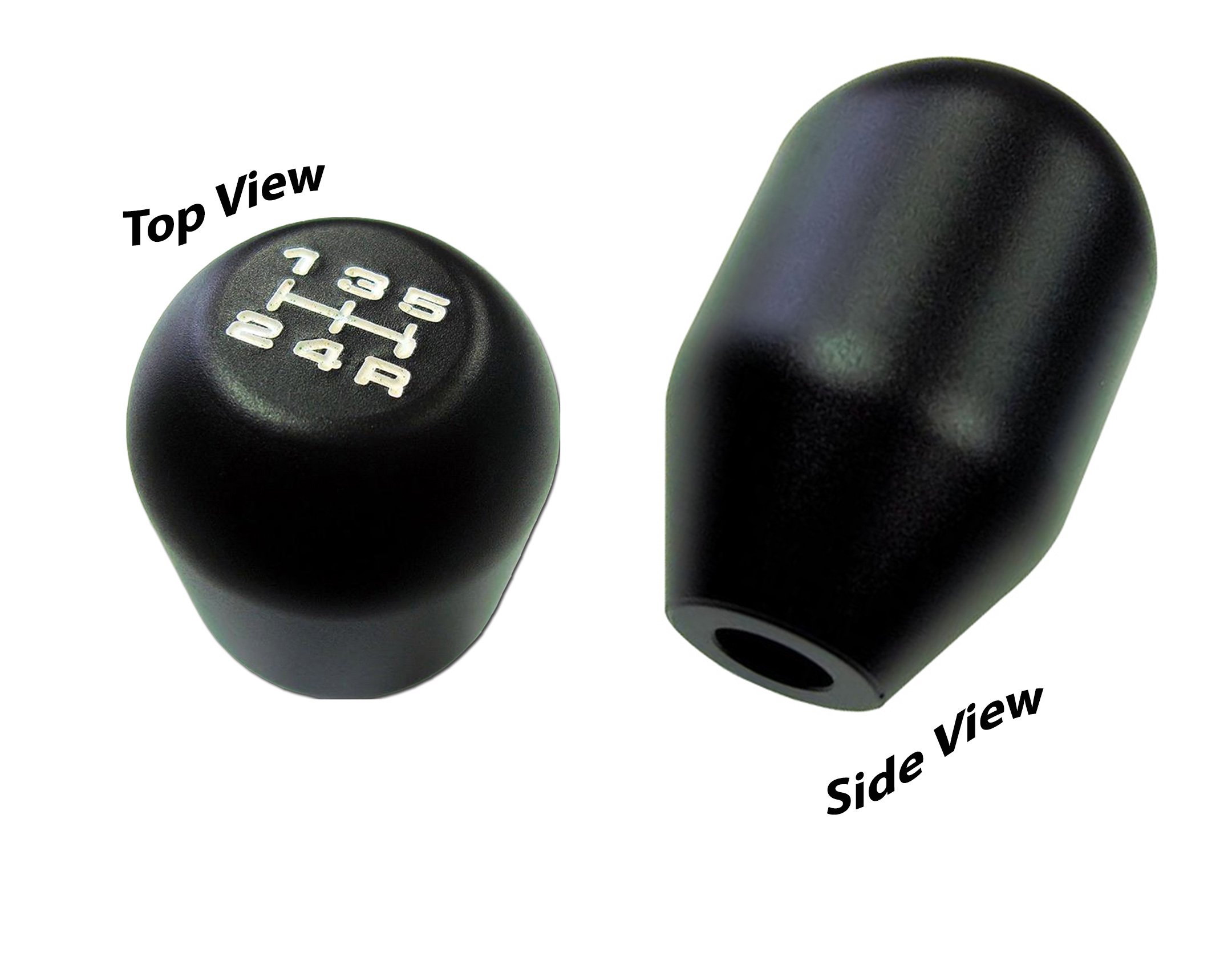 Buy 12x1.25mm Threaded 5 Speed TYPE R Type S Shift knob in BLACK Billet