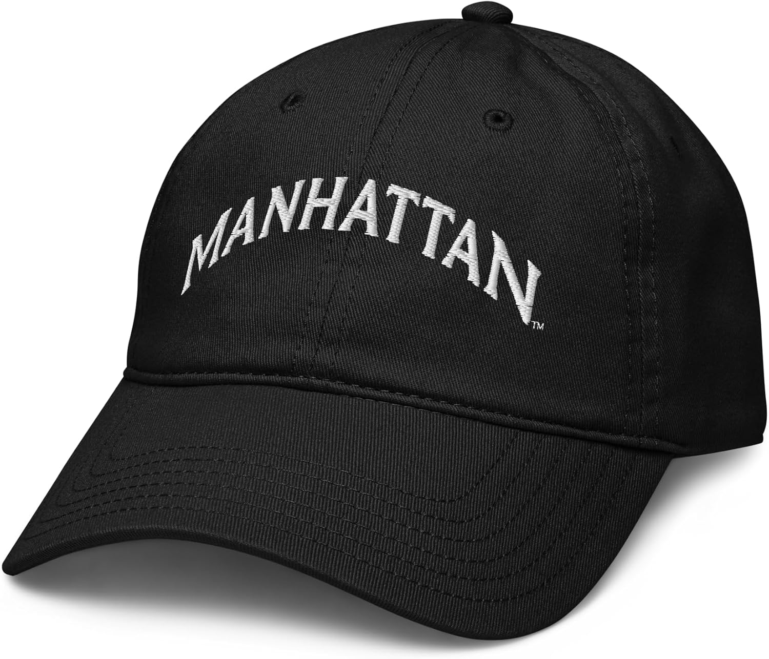 Manhattan Jaspers Arch Officially Licensed Adjustable Baseball Hat