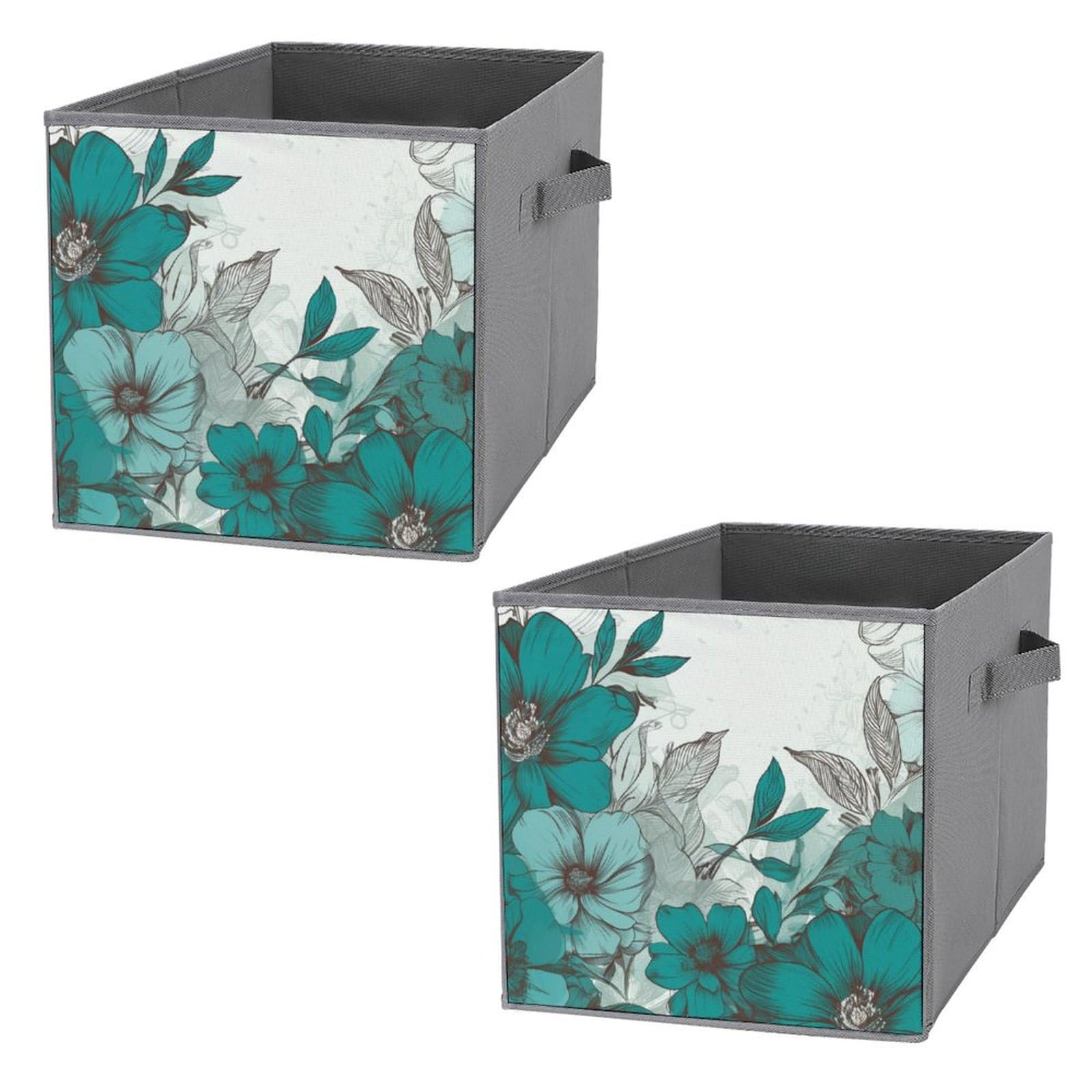 Boîte de rangement vêtements fleurie pour harmoniser votre dressing